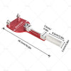 Car - Aluminum Alloy Red Oil Filter Cutter Tool 2-3/8" - 5"