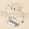 Harley Davidson Touring Road King Electra Glide Chrome Rear View Mirrors (2009-2023)