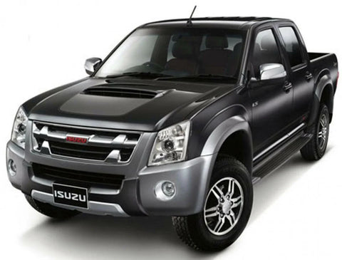 Isuzu Dmax 2 x Black Outer Door Handles (2003-2011)
