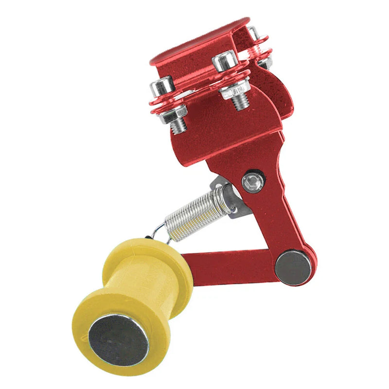ATV Dirt Bike Red & Yellow Universal Bolt On Chain Tensioner Roller Adjuster