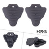 Road Bike - Protective Cleats - Black Self-locking Pedal Cleat Covers