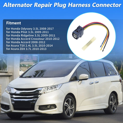 Honda Pilot Alternator Repair Plug Harness Connector (2009-2011)