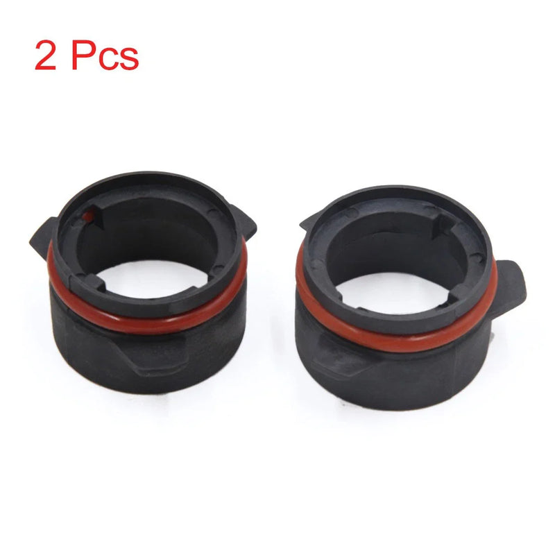 BMW E39 Black Plastic Headlight Bulb Base Holders (1997-2003)