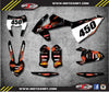 KTM EXC Custom Graphics Kit Barbed Decals Stickers (2017-2019)