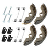 Honda TRX200 TRX250 FourTrax Recon 2 x Front Brake Shoes Springs W/Pins