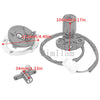 Kawasaki Ninja 400R, EX650, ER-6F Ignition Key Switch Lock Set (2014-2016)