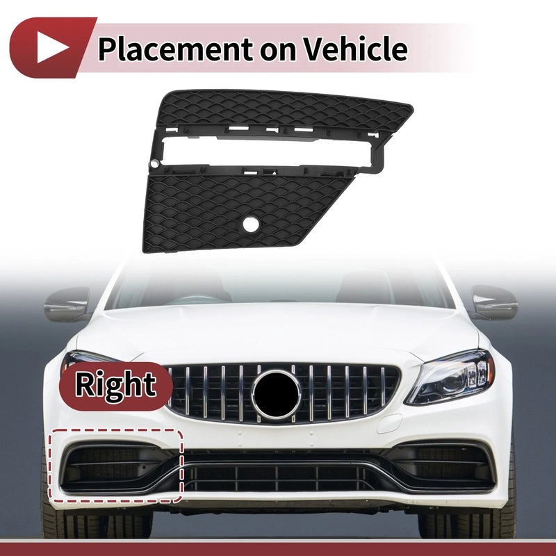 Mercedes-Benz ML350 Front Right Fog Light Grill (2012-2015)