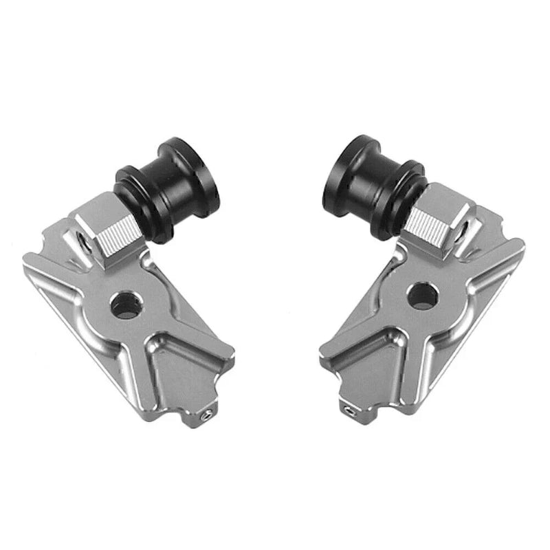 Honda CBR250 Grey CNC Swingarm Spool Adapters (2011-2013)