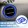 Toyota Tundra AC Air Vent Outlet Cover Ring Trim / 4 x Blue / (2014–2021)