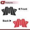 Hyundai Sonata YF (2010-2014) Black Door Pillar Window Trim