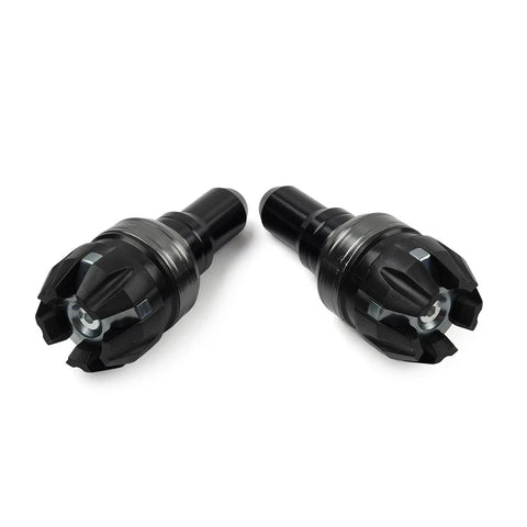 Universal Motorcycle Exhaust Frame Slider Bolt Anti Crash Protector - Grey