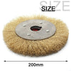 Pure Copper Wire Wheel Brush / Multiple Sizes / Line Pattern