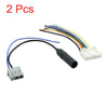 Nissan DC 12V Car Wire Harness Male Socket w/ FM Antenna Adapter