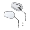 Harley Sportster XL 883 1200 Touring Road Glide Chrome Rear View Mirrors