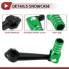 Bosuer M5 Folding Motorcycle Gear Shifter Lever Black Green Head