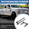 Ford Flex, Lincoln MKS 4 x Front Inner Outer Tie Rod Ends (2009-2019)