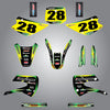 Kawasaki KX 85 (1998-2013) - SUNRISE Style Full Custom Graphics Kit