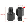 Motorcycle 2 x 10mm RH to 10mm RH Black Rearview Mirrors Adapter Bolt Screw