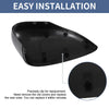 Ford Fiesta Gloss Black Left Right Mirror Cover Caps (2008-2017)