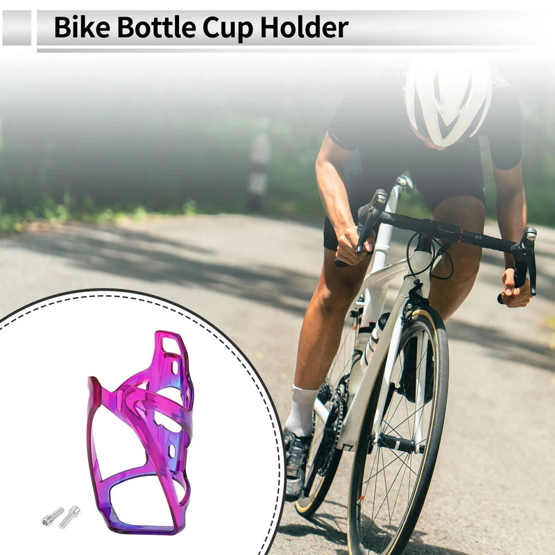 Motorcycle Bicycle Universal Plastic Blue Purple Water Bottle Cup Holder
