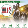 Motorcycle Hand Grips End Polka Dot Rubber Pattern Grips Covers