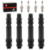 Honda CBR1000RR 2004-2007 w / Iridium Spark Plug Ignition Coils