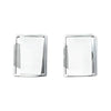 Mercedes Benz E-Class 2 x ES Button Cover Sticker Decal (2009-2016)