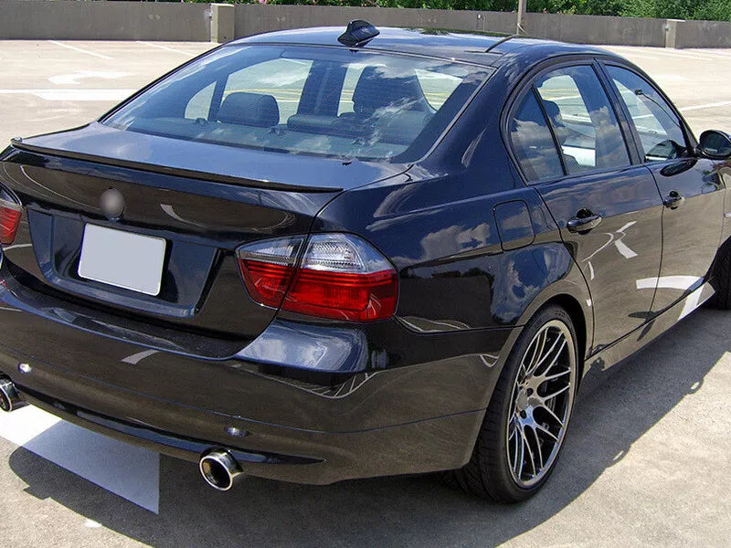 BMW E90 Sedan Carbon Fiber Boot Lip Spoiler (2007-2013)