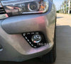 Toyota Hilux 1kd2WD Fog Lights Covers L.E.D (2015-2017)