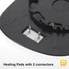 Ford B Max Fiesta Left Side White Heated Mirror Glass (2012-2019)