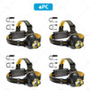 Car 12000000lm LED Headlamp USB Rechargeable Headlight