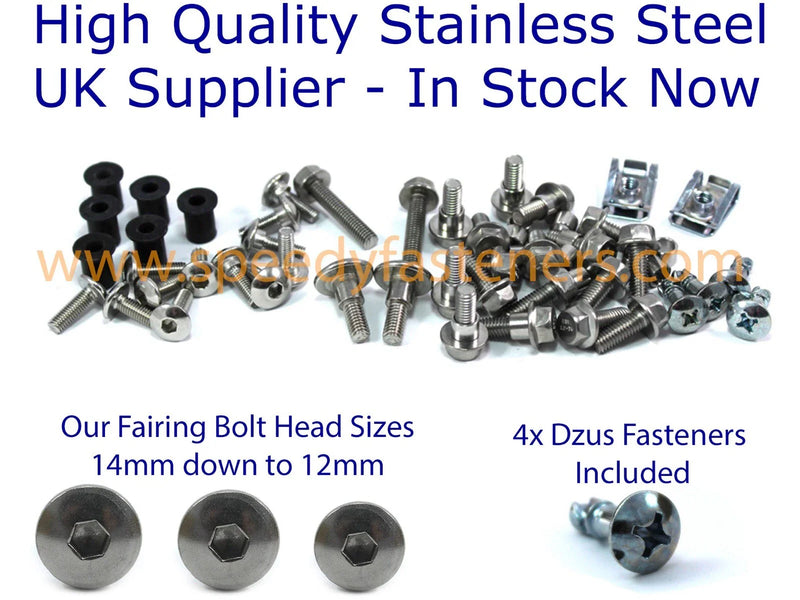 Honda Hurricane Fork Cap Bolts & Dzus Pins