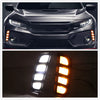 Honda Civic Type R 2 x LED DRL Fog Lights (2016-2020)