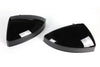 Audi TT TTS Gloss Black Side Wing Mirror Caps w Lane Assist (2014–2023)
