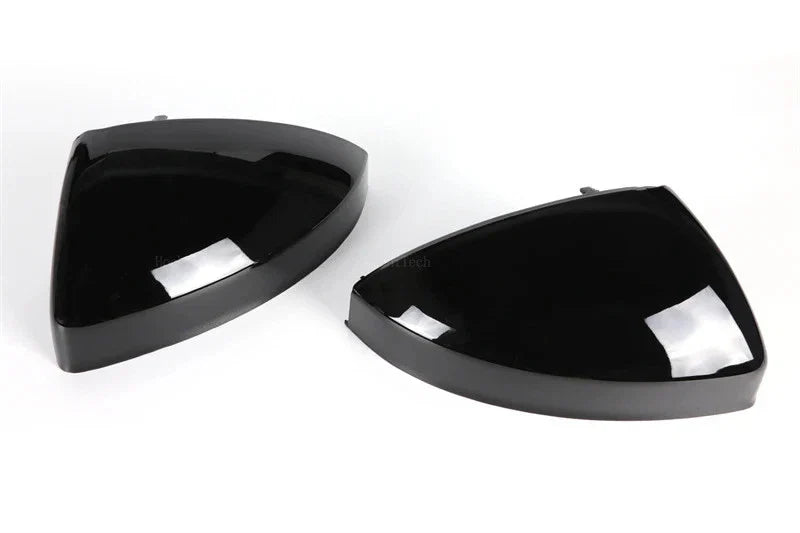 Audi TT TTS Gloss Black Side Wing Mirror Caps w Lane Assist (2014–2023)