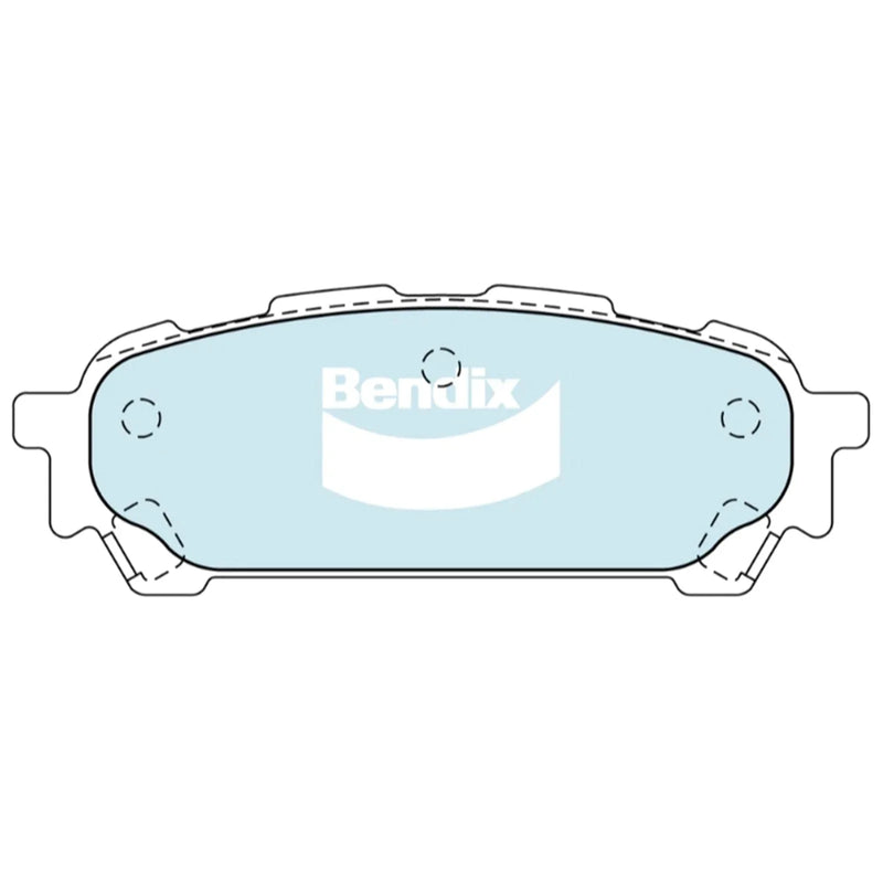 Subaru Impreza GCT Rear Disc Brake Pad Set (2003-2006)