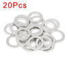 Honda 20 x M18 Silver Tone Oil Drain Plug Gaskets (90471-PX4-000)