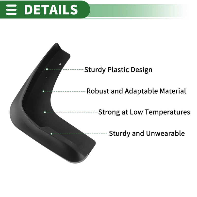 Mitsubishi Grandis Mud Flaps Splash Guards 1 Set (2004-2011)