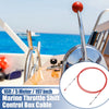 16ft Marine Throttle Shift Control Box Cable with Clevis Red