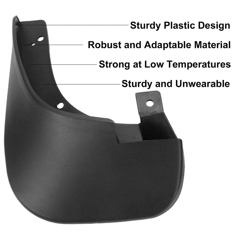 Hyundai Tucson Front & Rear Mud Flap Splash Guards (2010-2015)