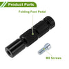 Honda Grom MSX125 Aluminum Alloy Black Motorcycle Foot Pegs (2013-2023)