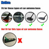 Various Makes & Models Gloss Black Universal Shark Fin Roof Car Antenna