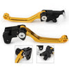 Suzuki DRZ400S / SM / E CNC Gold Pivot Clutch Brake Levers (2000-2022)