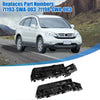 Honda CR-V 2007 (2007) - Plastic Black, 2 x Items Front Bumper Bracket
