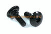 2x Black Aluminium Fairing Bolt m5 x 16mm +3mm Shoulder Step Motorcycle Screw