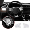 Jaguar F-Pace F-Type Alloy Steering Wheel Button Cover Trim (2017-2023)