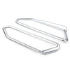 Honda Goldwing GL1800 Matte Chrome Front Light Trim Accents (2018-2023)