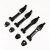 Outer Door Handle Black Matte Set 4 Fits Toyota Hilux Revo SR5 Truck 2015-19 D05