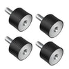 Car Exhaust System Anti Vibration 4Pcs M8 Rubber Mounts Isolator Bobbins
