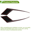 Honda Accord 11th Black Carbon Fiber Headlight Eyebrow Cover (2023)